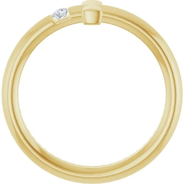 Sideways Cross Ring Image 2 Jewelry Design Studio Jensen Beach, FL