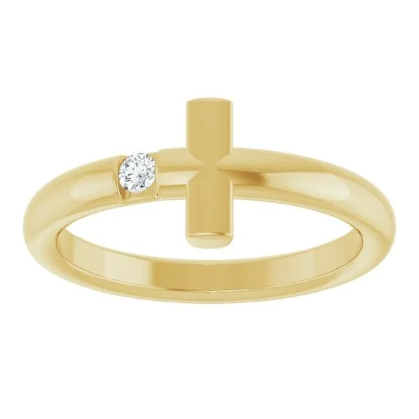 Sideways Cross Ring Image 3 Jewelry Design Studio Jensen Beach, FL