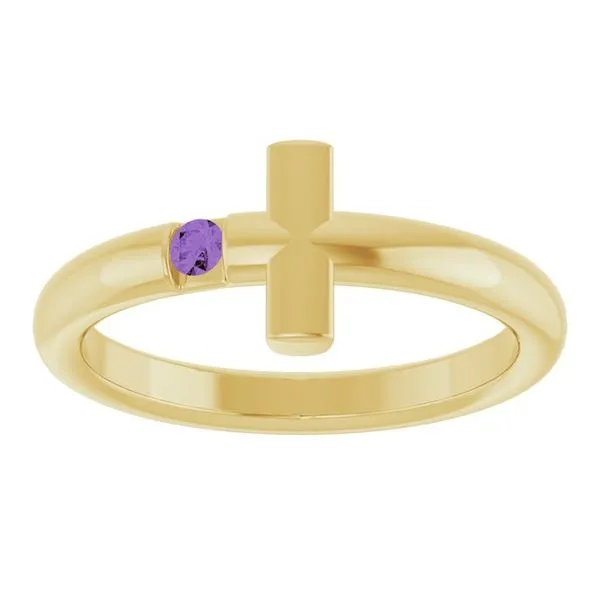 Sideways Cross Ring Image 3 Leslie E. Sandler Fine Jewelry and Gemstones rockville , MD