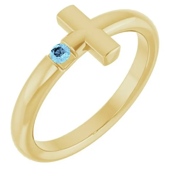 Sideways Cross Ring Boyd Jewelers Wesley Chapel, FL