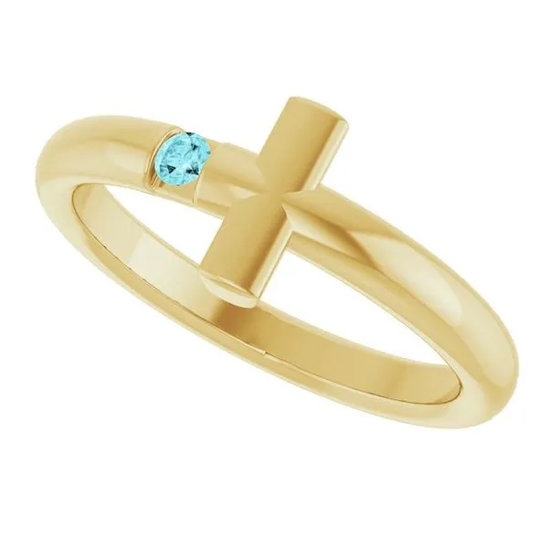 Sideways Cross Ring Image 5 Jewelry Design Studio Jensen Beach, FL