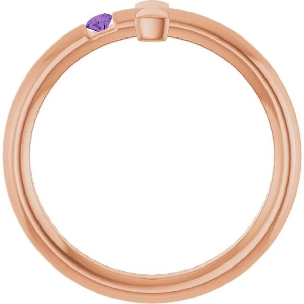 Sideways Cross Ring Image 2 J. Meredith Jewelers Delafield, WI