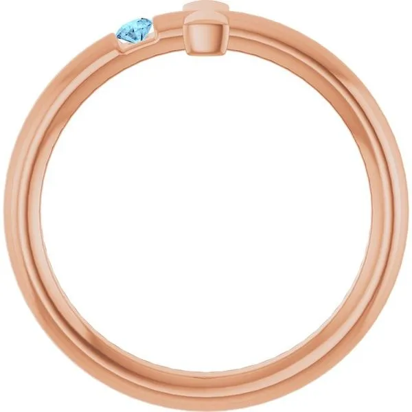 Sideways Cross Ring Image 2 Hopman Jewelers Elkhart, IN