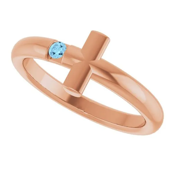 Sideways Cross Ring Image 5 Cherry Street Jewelers Tulsa, OK