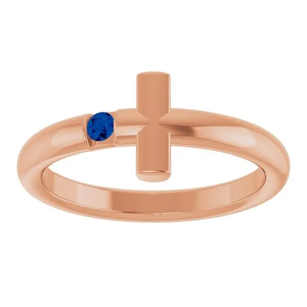 Sideways Cross Ring Image 3 J. Meredith Jewelers Delafield, WI