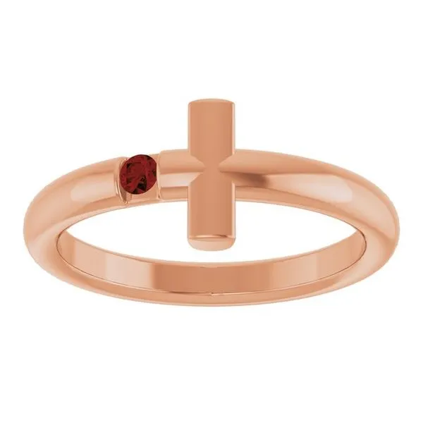 Sideways Cross Ring Image 3 Hopman Jewelers Elkhart, IN