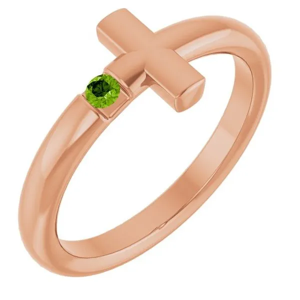 Sideways Cross Ring Jewelry Design Studio Jensen Beach, FL