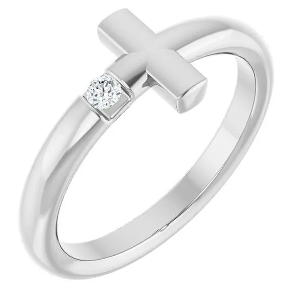 Sideways Cross Ring Hopman Jewelers Elkhart, IN