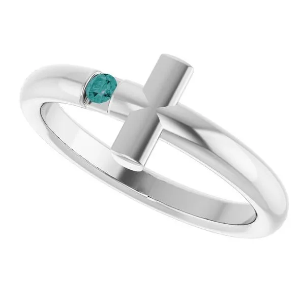 Sideways Cross Ring Image 5 Jewelry Design Studio Jensen Beach, FL