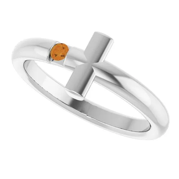 Sideways Cross Ring Image 5 Cherry Street Jewelers Tulsa, OK