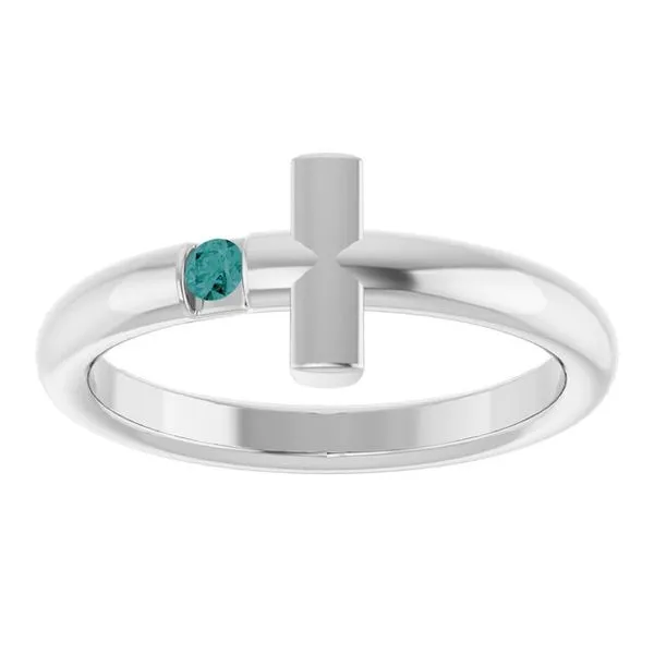 Sideways Cross Ring Image 3 Hopman Jewelers Elkhart, IN