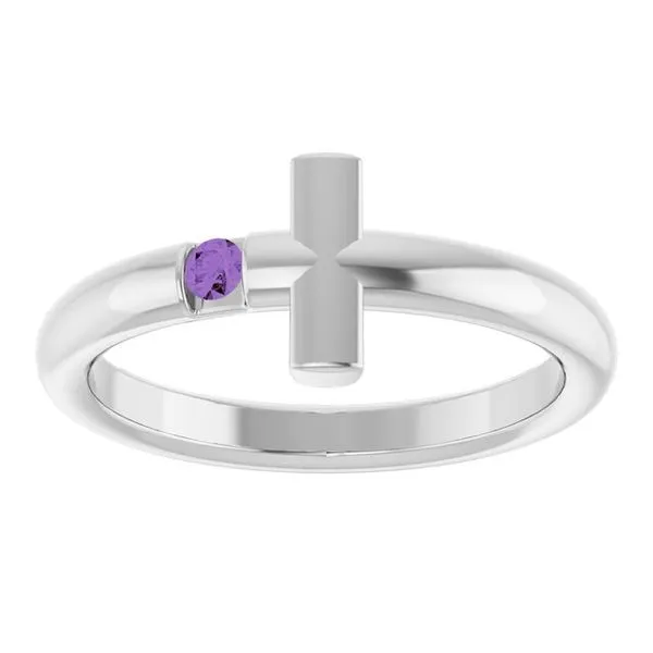 Sideways Cross Ring Image 3 Hopman Jewelers Elkhart, IN