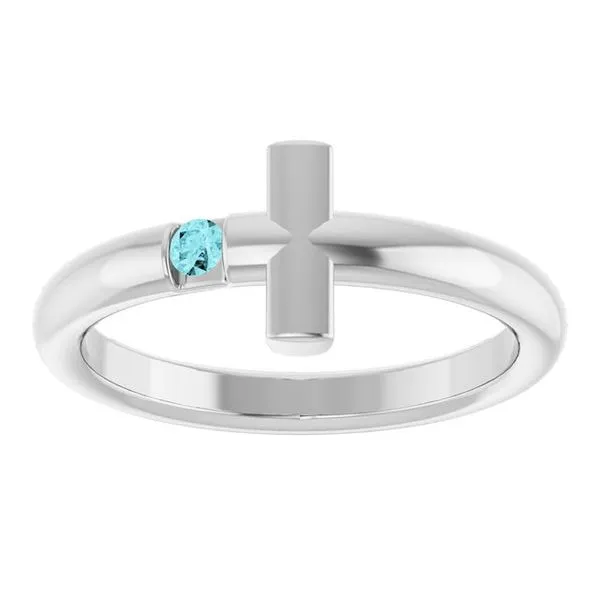 Sideways Cross Ring Image 3 M. J. Thomas Jewelers, Ltd. Stratford, CT
