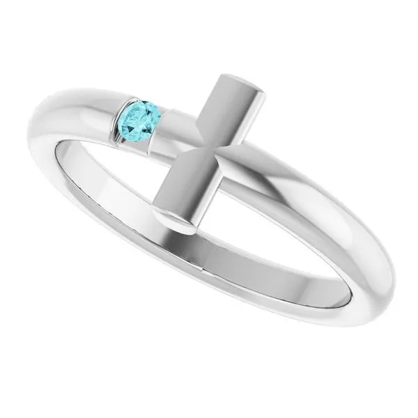 Sideways Cross Ring Image 5 Boyd Jewelers Wesley Chapel, FL