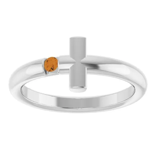 Sideways Cross Ring Image 3 Arnold's Jewelry and Gifts Logansport, IN