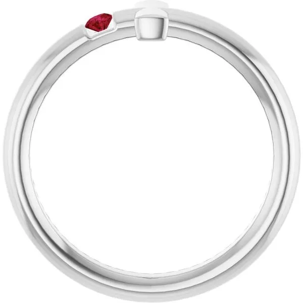 Sideways Cross Ring Image 2 Hopman Jewelers Elkhart, IN