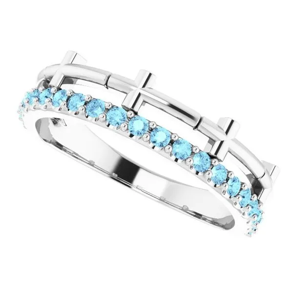 Stackable Cross Ring Image 5 Hopman Jewelers Elkhart, IN