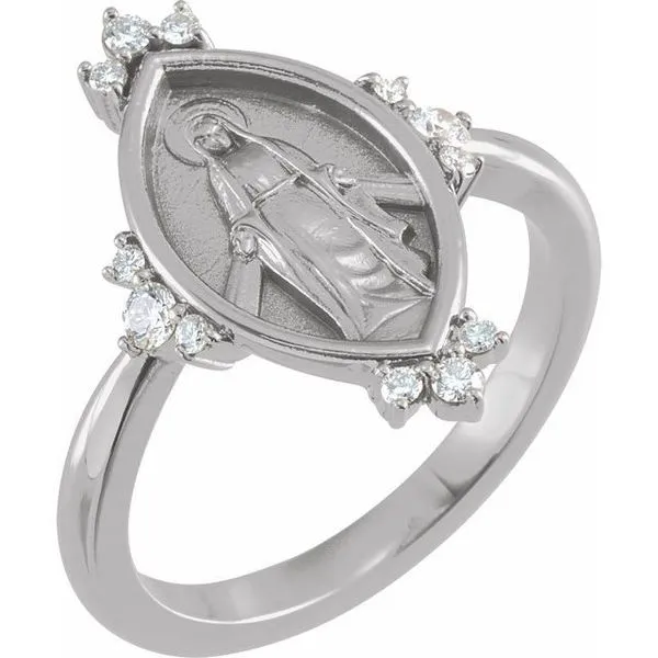 Miraculous Medal Ring Hopman Jewelers Elkhart, IN