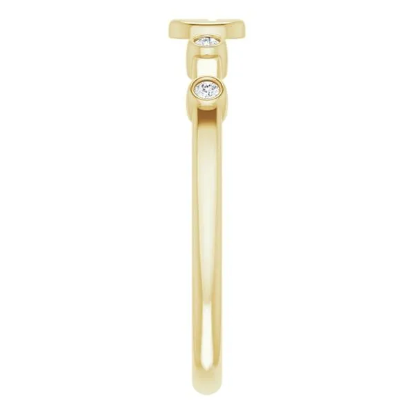 Stackable Cross Ring Image 4 Hopman Jewelers Elkhart, IN