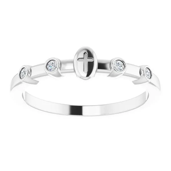 Stackable Cross Ring Image 3 Jewelry Design Studio Jensen Beach, FL