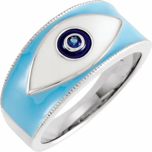 Evil Eye Ring Jewelry Design Studio Jensen Beach, FL