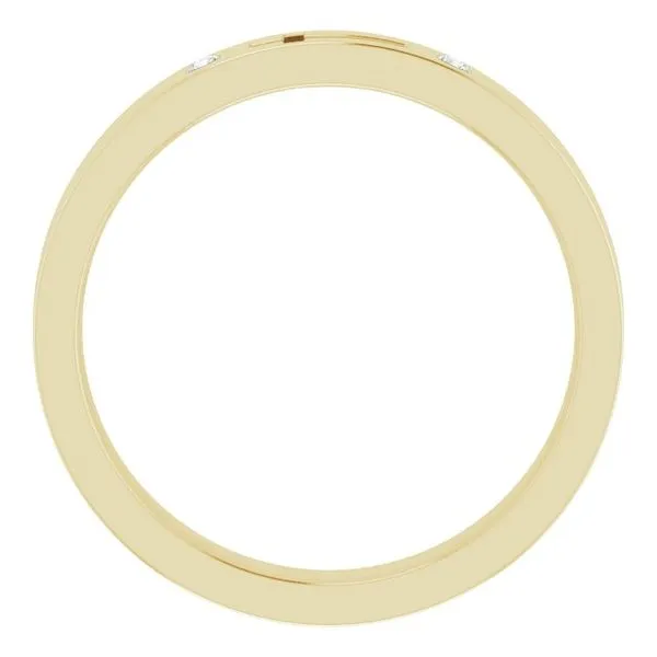 Pierced Cross Stackable Ring Image 2 Hopman Jewelers Elkhart, IN