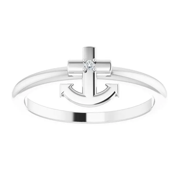 Cross Anchor Ring Image 3 Hopman Jewelers Elkhart, IN