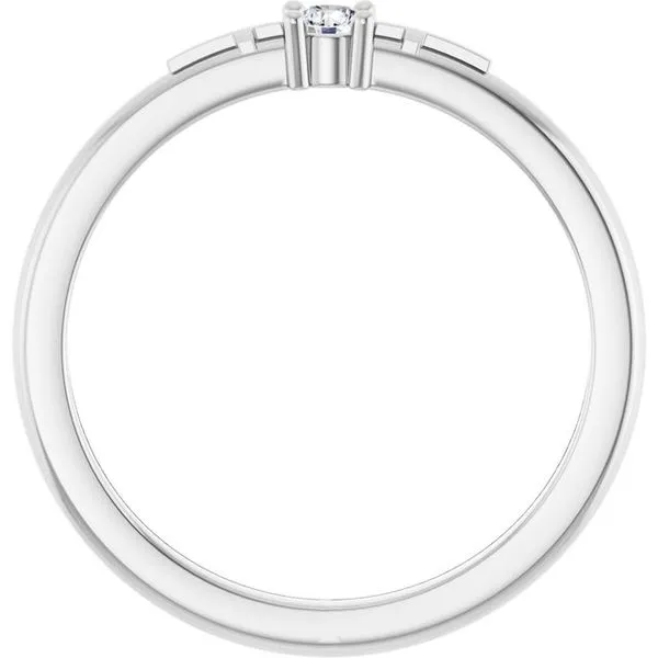 Cross Promise Ring Image 2 Hopman Jewelers Elkhart, IN