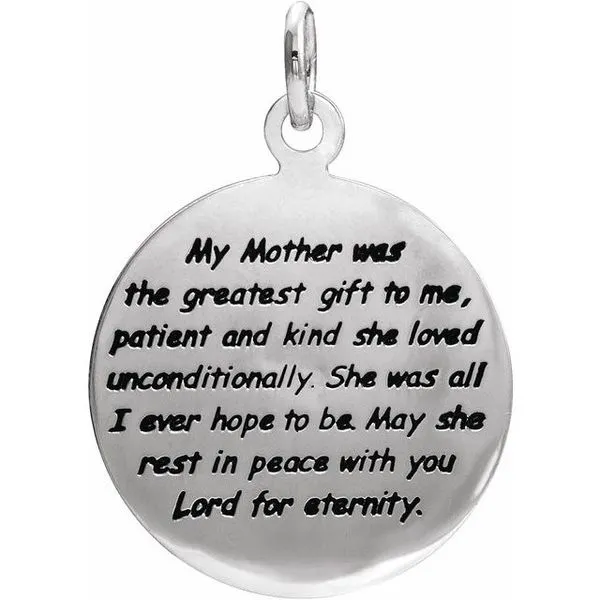 Comfort Wear Jewelry™ Loss of a Mother Necklace Image 3 Hopman Jewelers Elkhart, IN