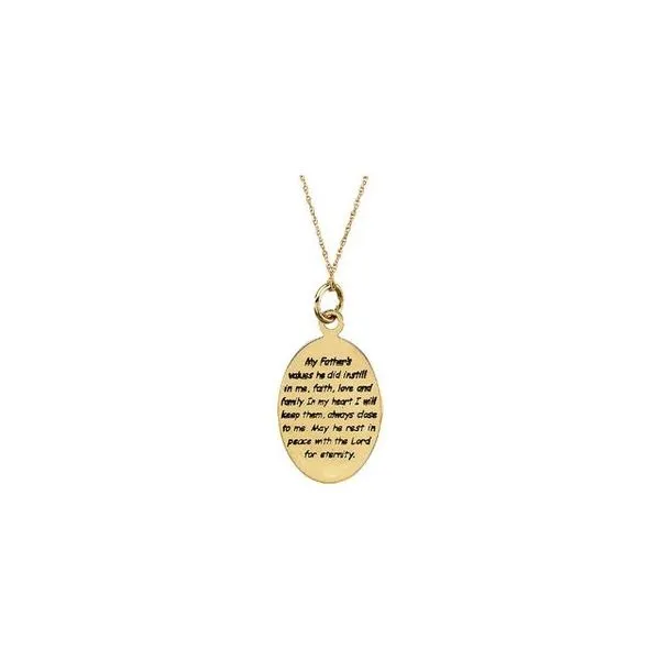 Comfort Wear Jewelry™ Loss of a Father Necklace Image 2 J. Meredith Jewelers Delafield, WI