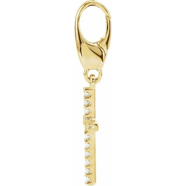 Petite Cross Charm/Pendant Image 2 James & Williams Jewelers Berwyn, IL