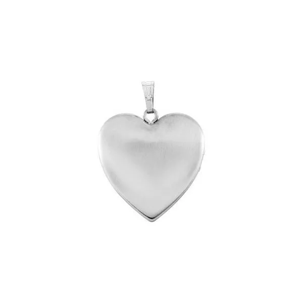 Heart Locket with Cross Image 3 Diny's Jewelers Middleton, WI