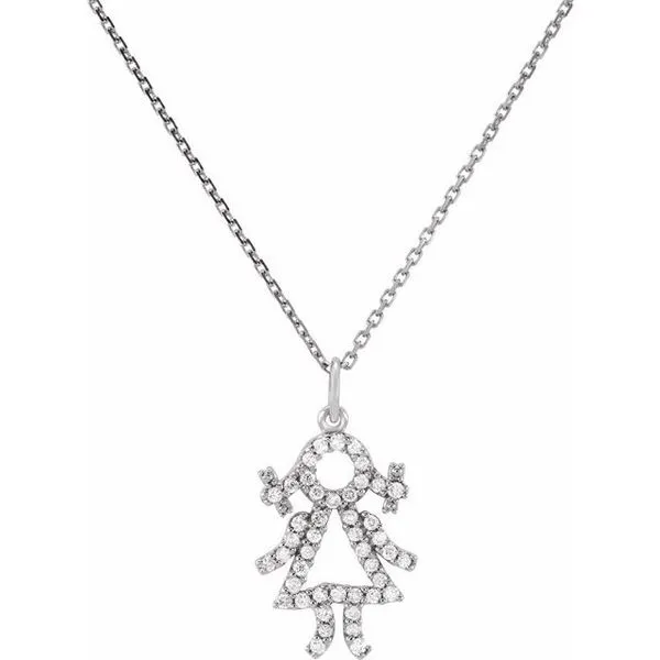 Little Girl Pendant Jewelry Design Studio Jensen Beach, FL