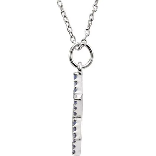 Accented Star of David Necklace Image 2 Cherry Street Jewelers Tulsa, OK