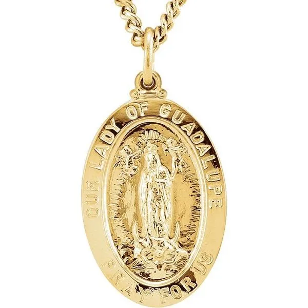 Our Lady of Guadalupe Necklace Leslie E. Sandler Fine Jewelry and Gemstones rockville , MD