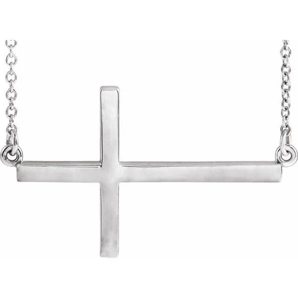 Sideways Cross Necklace Hopman Jewelers Elkhart, IN