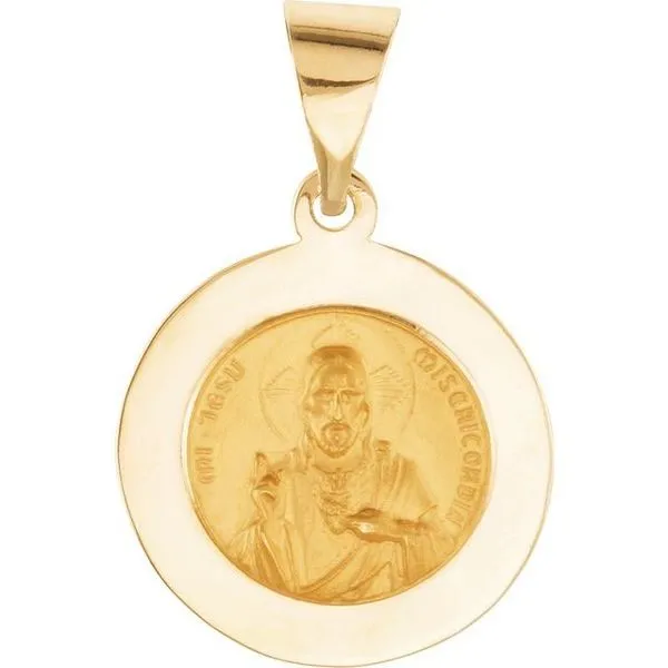 Hollow Scapular Medal Image 2 Rasmussen Jewelers Spanish Fork, UT