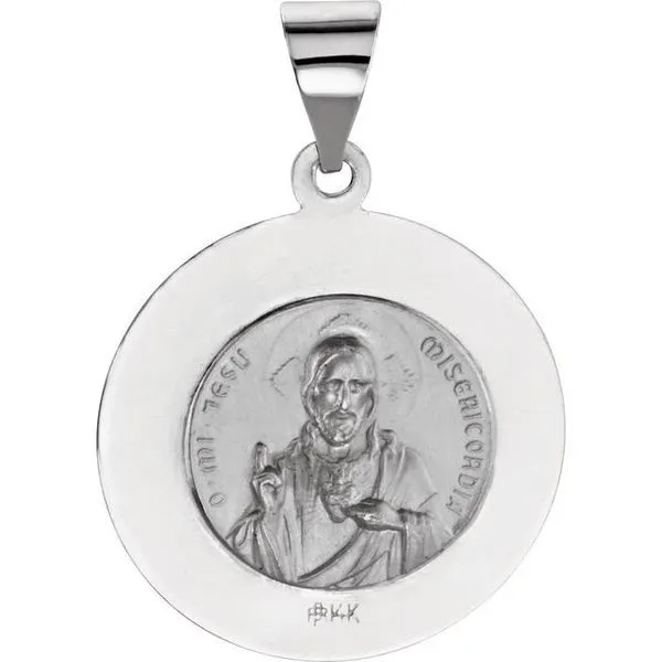 Hollow Scapular Medal Image 2 Hopman Jewelers Elkhart, IN