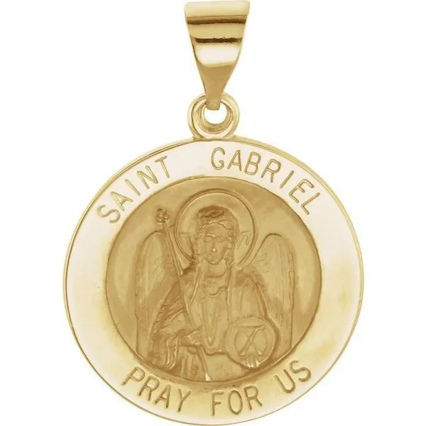 Hollow St. Gabriel Medal Hopman Jewelers Elkhart, IN