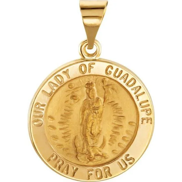 Hollow Our Lady of Guadalupe Medal Arnold's Jewelry and Gifts Logansport, IN