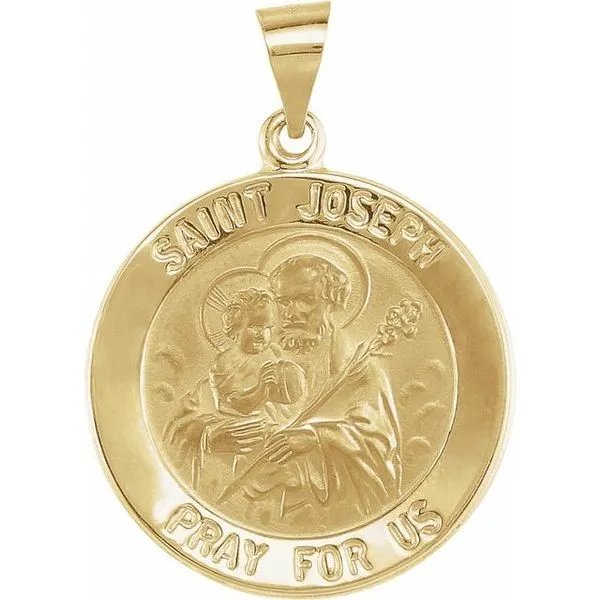 Hollow St. Joseph Medal Hopman Jewelers Elkhart, IN