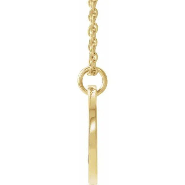 Pierced Cross Disc Necklace Image 2 Rasmussen Jewelers Spanish Fork, UT