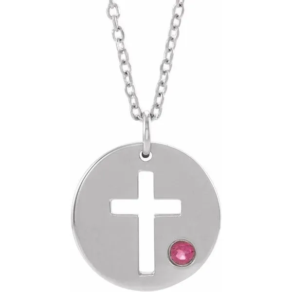 Pierced Cross Disc Necklace Hopman Jewelers Elkhart, IN