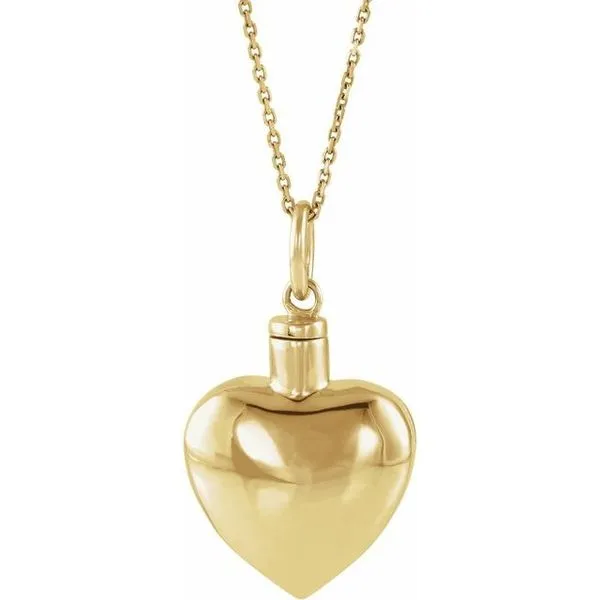 Heart Ash Holder Necklace Image 3 Rasmussen Jewelers Spanish Fork, UT