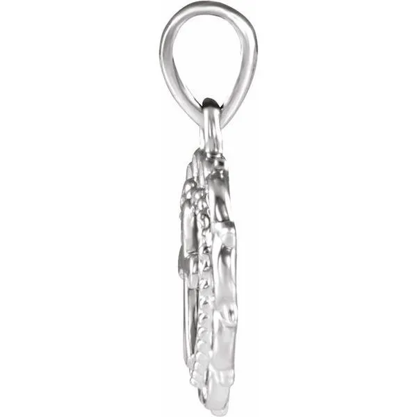 Youth Heart with Cross Pendant Image 2 Hopman Jewelers Elkhart, IN