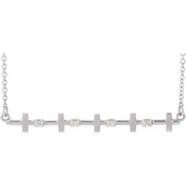 Cross Bar Necklace Jewelry Design Studio Jensen Beach, FL