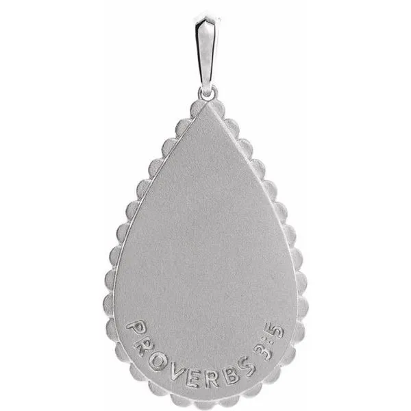 Trust in The Lord Scripture Pendant Image 3 John E. Koller Jewelry Designs owasso, OK