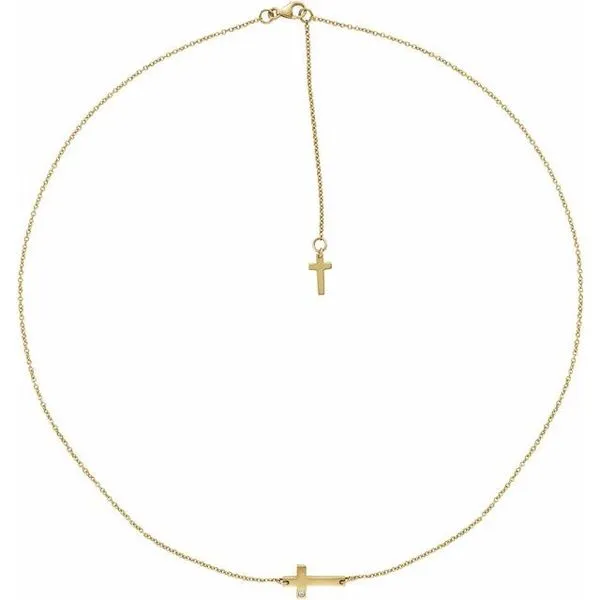 Sideways Cross Necklace Rasmussen Jewelers Spanish Fork, UT