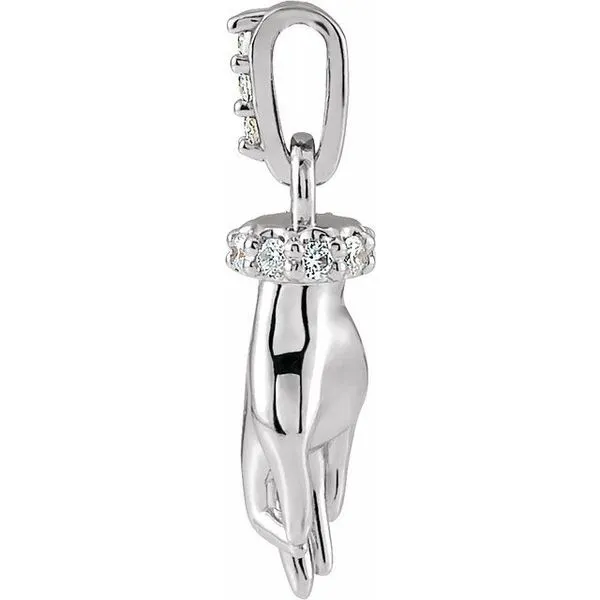 Hand of Buddha Pendant Image 2 Hopman Jewelers Elkhart, IN