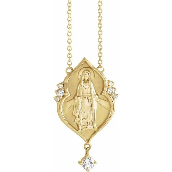 Miraculous Mary Rosary Necklace Rasmussen Jewelers Spanish Fork, UT
